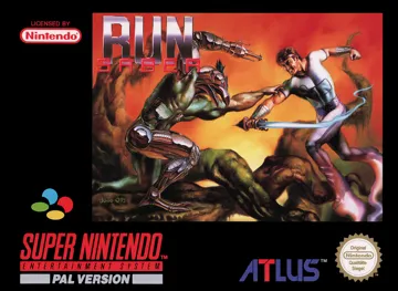 Run Saber (Europe) box cover front